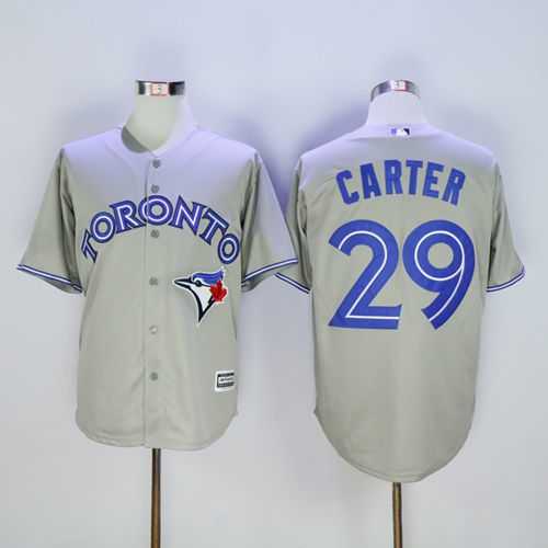 Toronto Blue Jays #29 Joe Carter Gray New Cool Base Stitched MLB Jersey,We sell and wholesale Toronto Blue Jays #29 Joe Carter Gray New Cool Base Stitched MLB Jersey on line form chian!